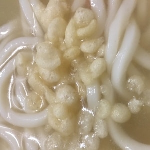 天かすたっぷり☆たぬきうどん